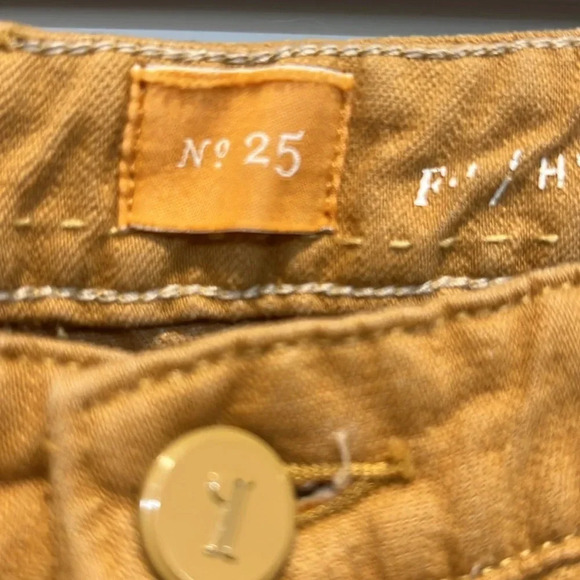 Pilcro and the Letterpress Tan Straight Leg Pants - Picture 3 of 8